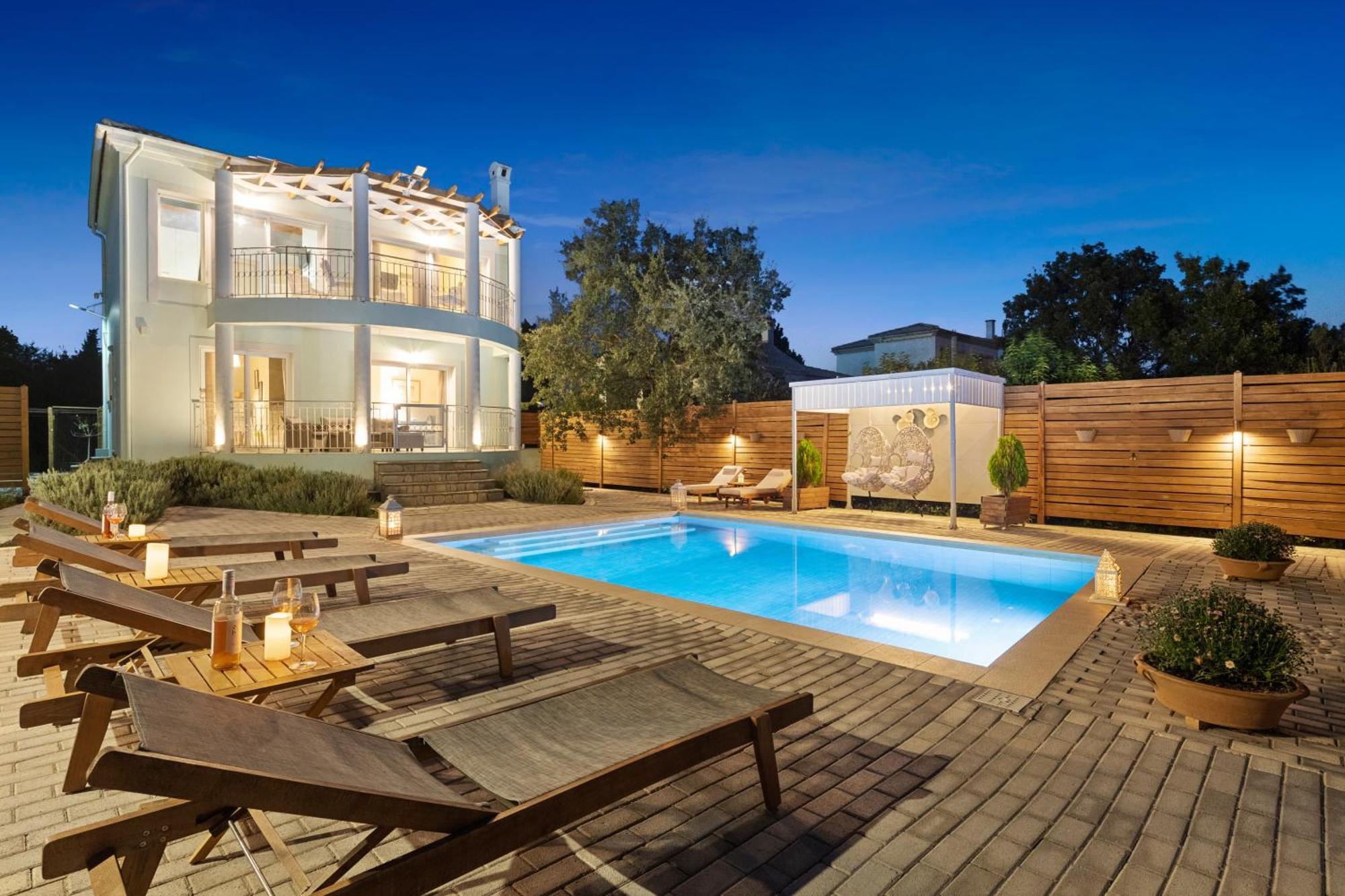 Villa Serenity - Off Grid Villa Pouládes Dış mekan fotoğraf