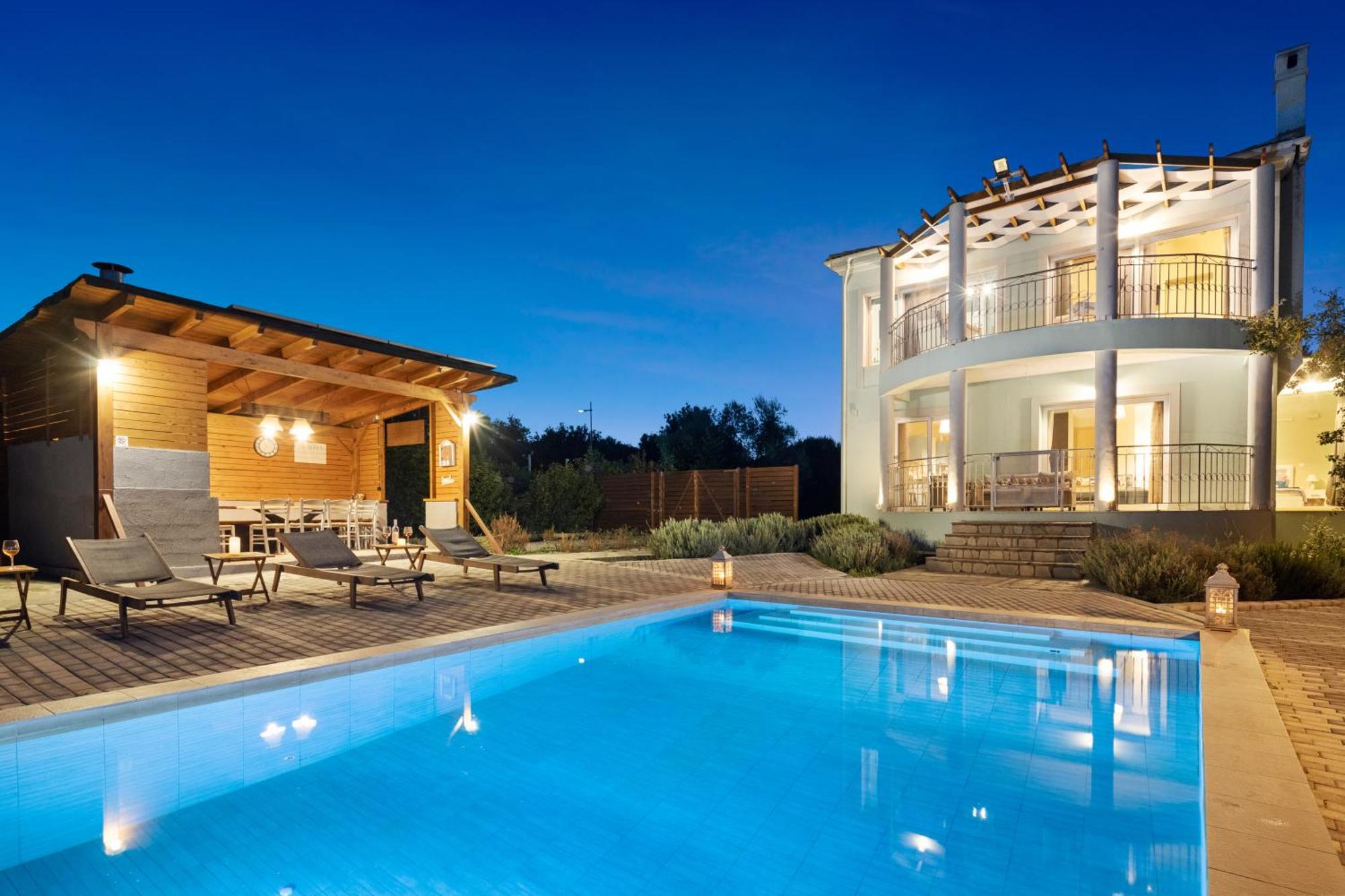 Villa Serenity - Off Grid Villa Pouládes Dış mekan fotoğraf