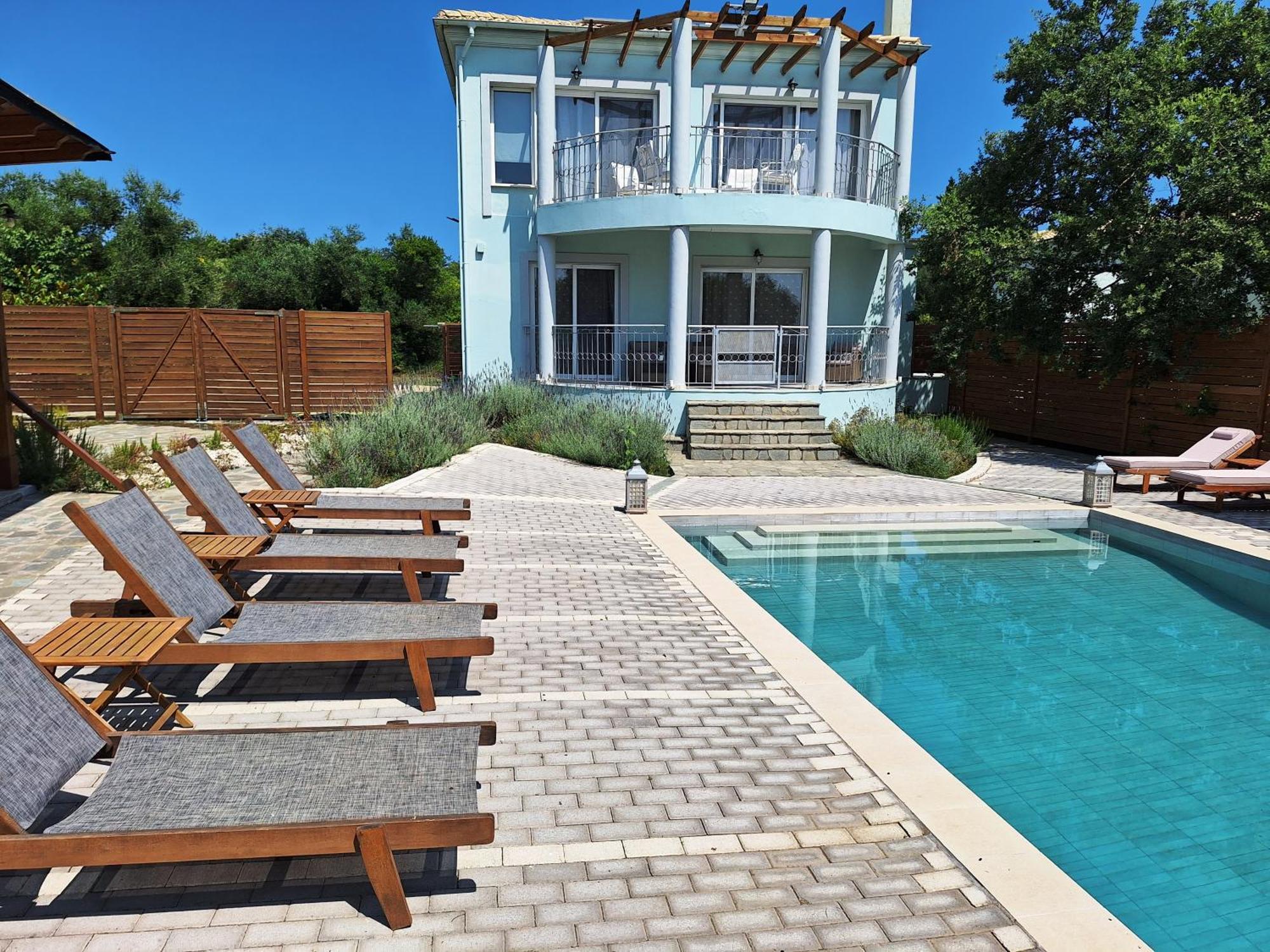 Villa Serenity - Off Grid Villa Pouládes Dış mekan fotoğraf